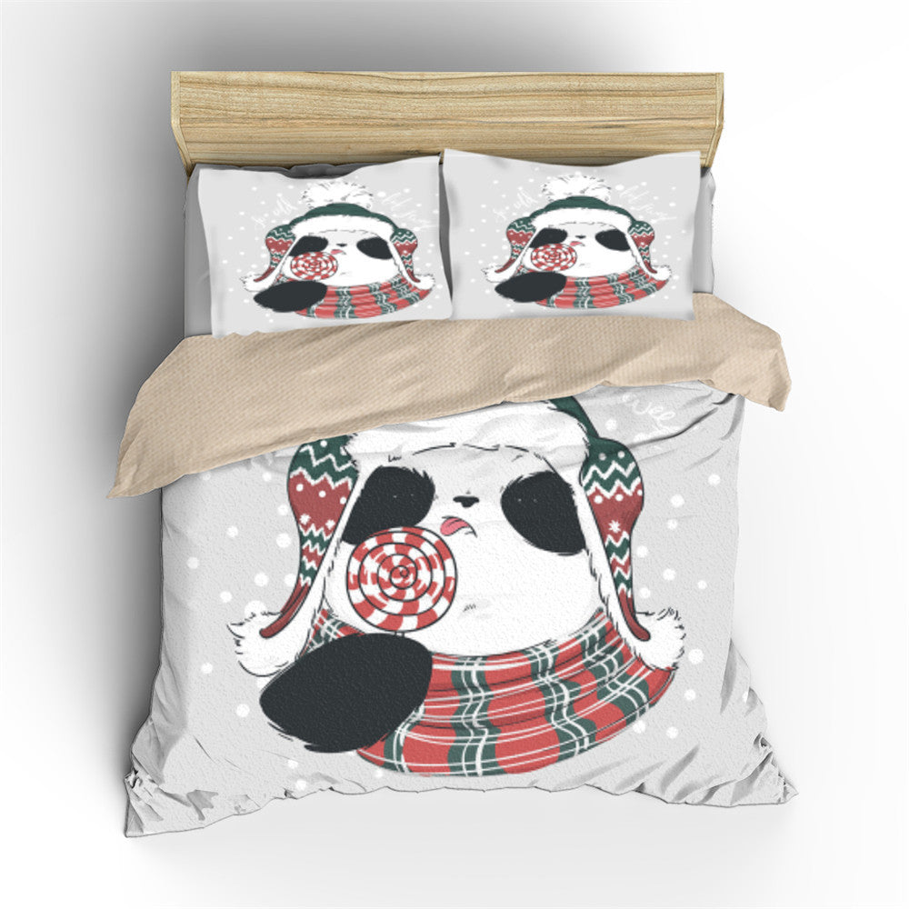 Three-piece digital printing duvet cover Pi-Mart