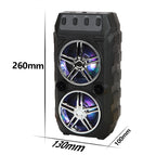 Wireless Bluetooth Speaker Dual Speakers Outdoor Portable Loud Speaker Pi-Mart