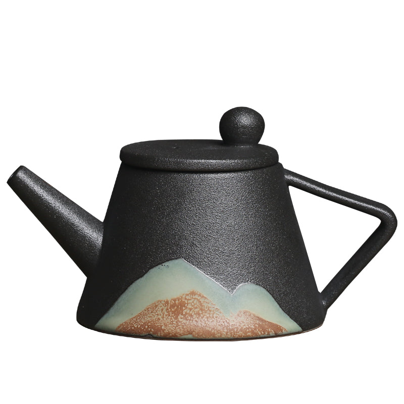 Teapot Ceramic Single Pot Underglaze Color Set Japanese Household Teapot Pi-Mart