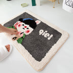 Floor Mat, Bathroom, Bedroom, Non-slip Absorbent Foot Mat Pi-Mart