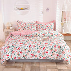 Student Dormitory Three-Piece Duvet Cover, Bed Linen And Bedding Pi-Mart