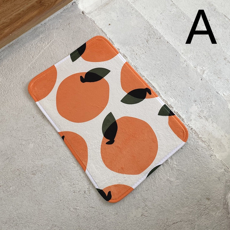 Cute Padded Floor Mat Door Mat Carpet Bathroom Absorbent Non-slip Foot Mat Pi-Mart