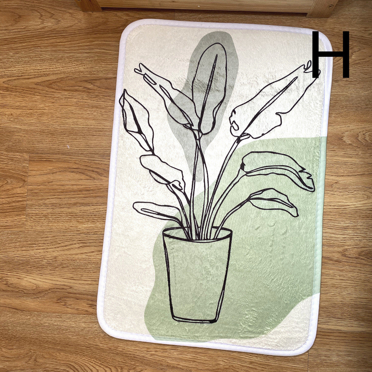 Cute Padded Floor Mat Door Mat Carpet Bathroom Absorbent Non-slip Foot Mat Pi-Mart
