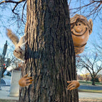 Garden Decor Garden Elf Tree Hugger Resin Tree Sculpture Garden Peeker Yard Art For Home Decoration Garden Decoration Outdoor