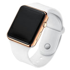 Square Electroplated LED Digital Watch Pi-Mart