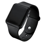 Square Electroplated LED Digital Watch Pi-Mart