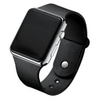 Square Electroplated LED Digital Watch Pi-Mart