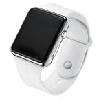 Square Electroplated LED Digital Watch Pi-Mart