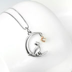 Moon Cat Pendant Necklace Pi-Mart