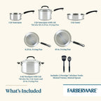 Farberware Brilliance 10-Piece Cookware Set