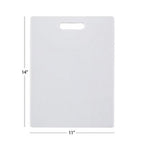 Farberware 11-inch x 14-inch Poly Kitchen Cutting Board White
