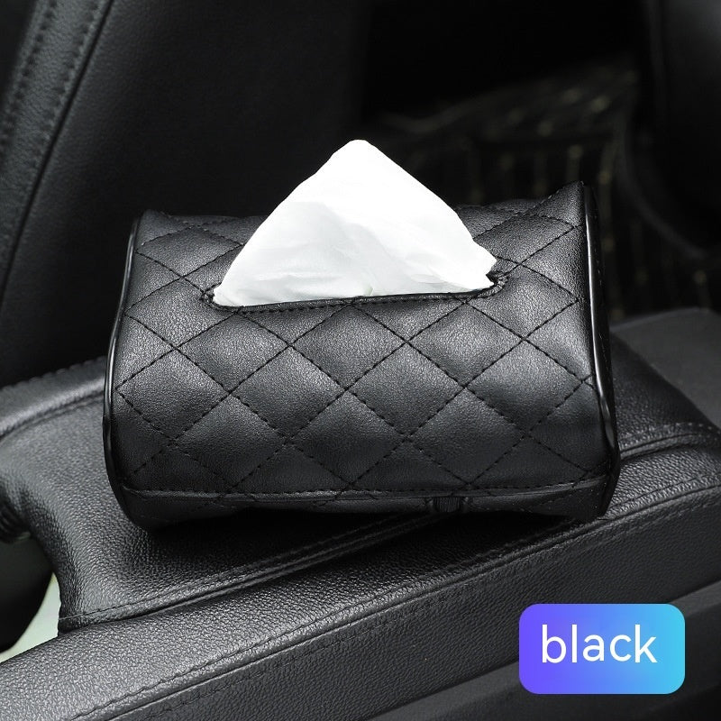 Car Supplies Seat Tissue Box Sun Visor Tissue Bag Armrest Tissue Dispenser Rear Pi-Mart