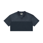 Loki & Ivy Women’s Cropped Paneled V-Neck Jersey