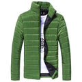 Men's Thickened Down Jacket - 100% White Goose Down Filled Loose Fit Coat