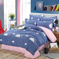 New Quilt Cover Simple Bed Sheet Cartoon Supplies Four-piece Set Pi-Mart