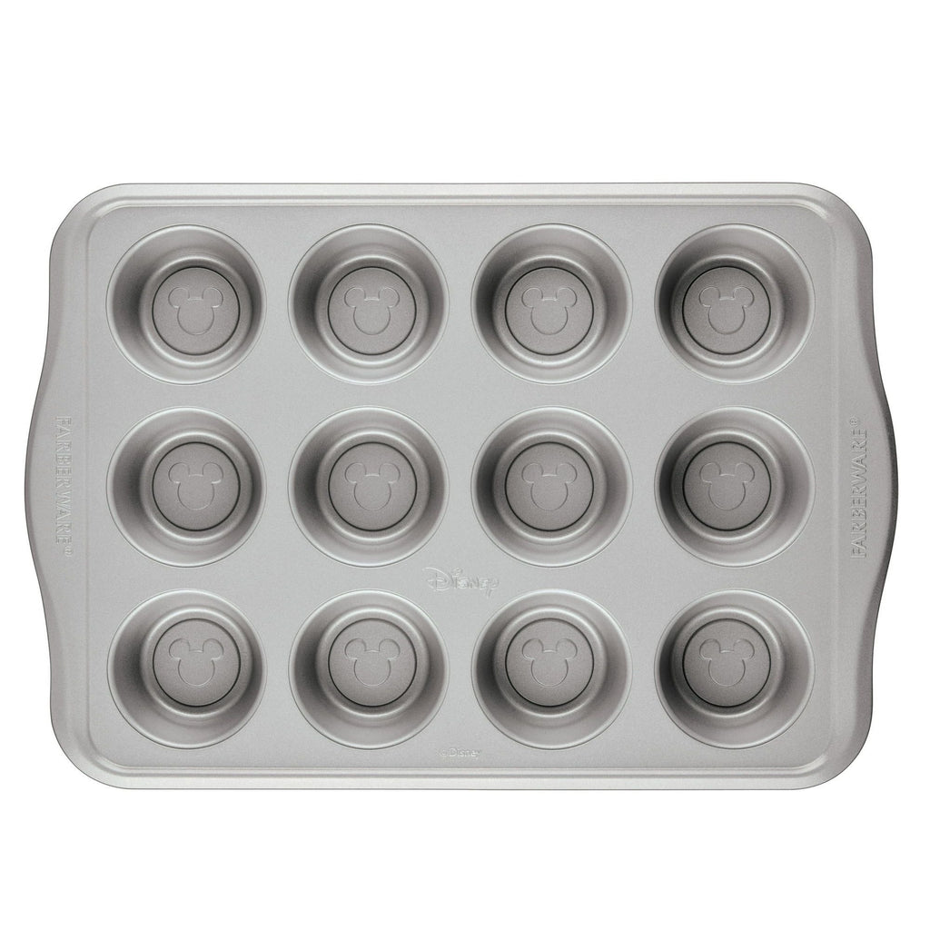 Farberware Disney Bake with Mickey Mouse Nonstick Muffin Pan, 12 Cup, Black EasyOptionXY LLC