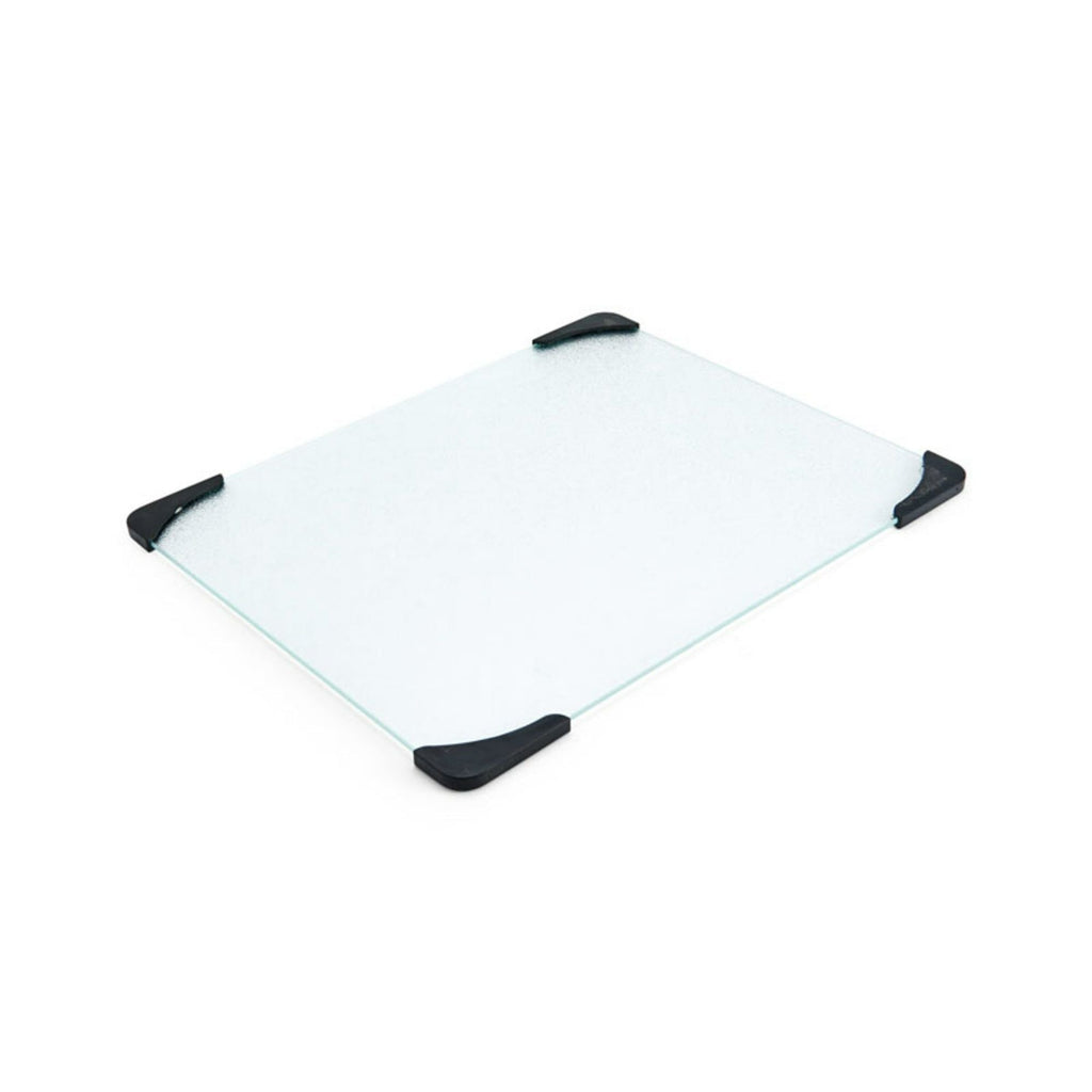 Farberware 12-inch x 15-inch Glass Cutting Board with Black Non-Slip Corners EasyOptionXY LLC