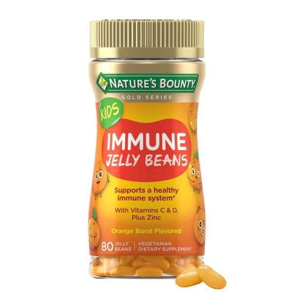 Nature's Bounty Kids Vitamin C; D & Zinc for Immune Support Jelly Beans; 80 Count EasyOptionXY LLC