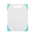 Farberware 7.75-inch x 11.25-inch Nonslip Poly/Plastic Cutting Board, Aqua Sky Corners EasyOptionXY LLC