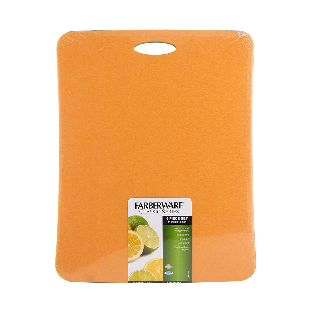Farberware set of 4 11"x 14" Cutting Matts, Red, Green, Orange, Blue EasyOptionXY LLC