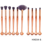 The Shell Makeup Brush Set - Purple bristles Pi-Mart