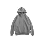 Stand-up collar oversize drop shoulder hoodie Pi-Mart