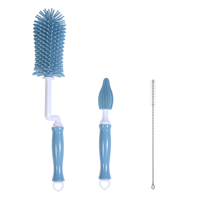 360 degree rotating baby nipple brush straw brush Pi-Mart