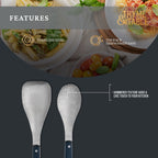 Thyme & Table 2-Piece Hammered Metal Turner & Spoon Set