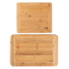 Thyme & Table Knife Friendly Bamboo Cutting Board, 2 Pack
