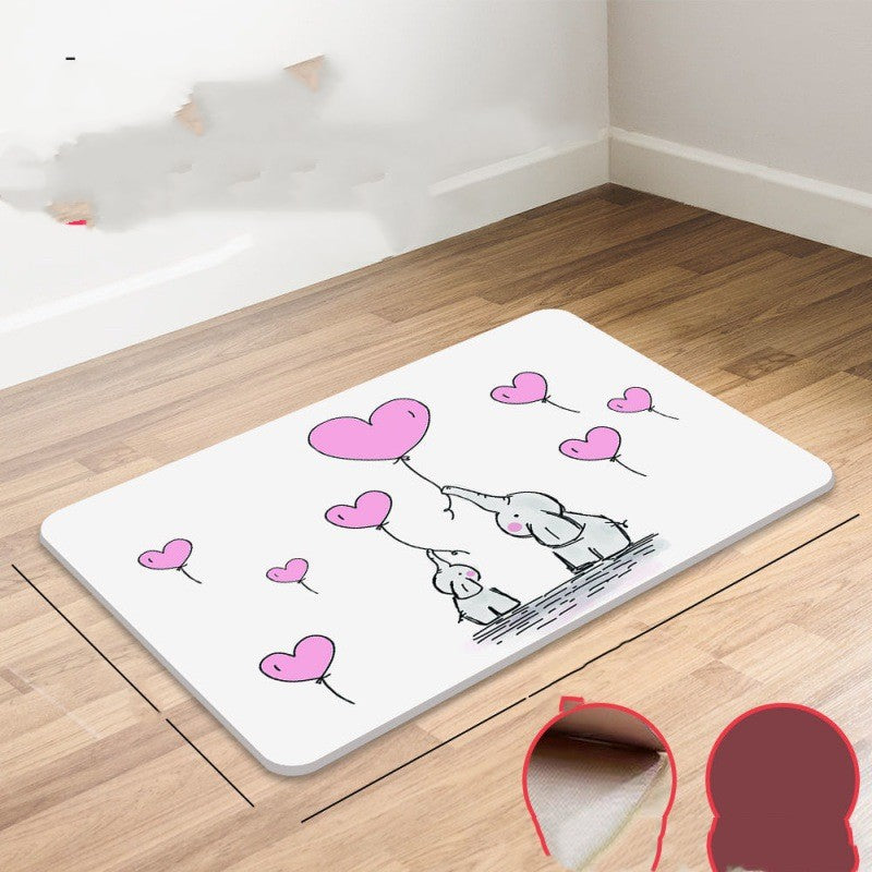 Absorbent Mat Diatom Mud Anti-slip Pi-Mart