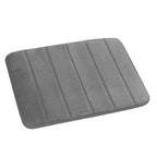 Home Bath Mat Coral Fleece Bathroom Carpet Water Absorption Non-slip Memory Foam Absorbent Washable Rug Toilet Floor Mat Pi-Mart
