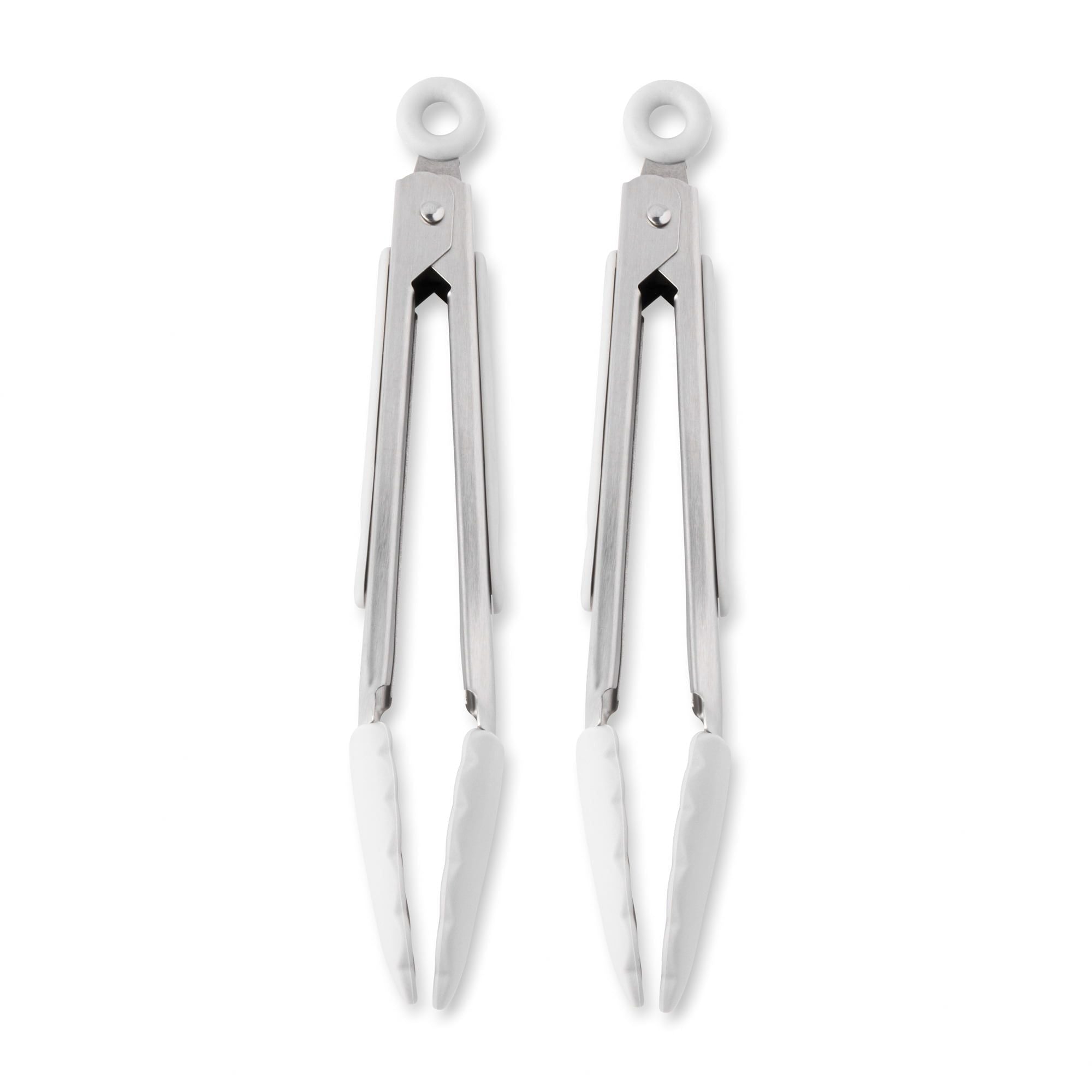 Thyme & Table 2-Pack Silicone Mini Tongs, Gray EasyOptionXY LLC