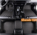 Fully Surrounded Car Leather Floor Mat Pad All Weather Protection Pi-Mart