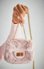 Vegan Fur Micro Bag - Convertible Mini Purse | Femstylo
