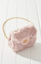Vegan Fur Micro Bag - Convertible Mini Purse | Femstylo