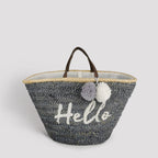 Straw beach handbag Pi-Mart