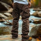 Retro Loose Cargo Pocket Foot Elastic Men's Lootquake LLC