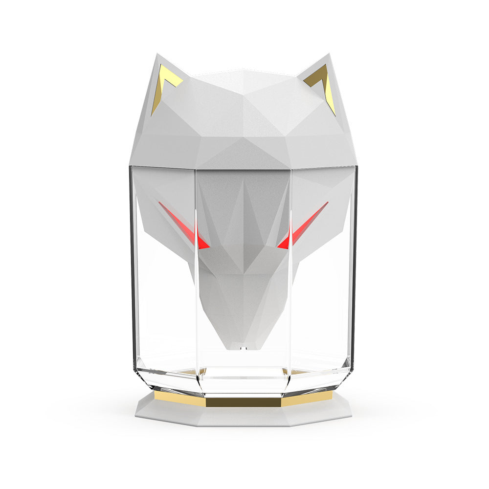 War Wolf Air Humidifier Ultrasonic Air Diffuser Colorful Lights Humidifier Air Nano Spray Home Desktop Supplies Pi-Mart