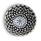 Thyme & Table Dinnerware Black & White Medallion Stoneware Round Bowl