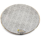 Thyme & Table Black & White Dot Stoneware Plate
