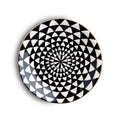 Thyme & Table Dinnerware Black & White Medallion Stoneware Round Salad Plate