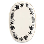 Thyme & Table Harvest 17" Oval Stoneware Serve Platter EasyOptionXY LLC