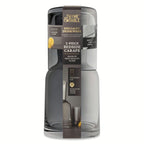 Thyme & Table 2-Piece Bedside Glass Carafe in Smoke Finish
