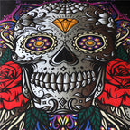 Three-piece bedding set with skull quilt cover Pi-Mart