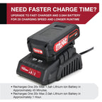 Hyper Tough 20V Lithium-Ion Battery Fast Charger for Hyper Tough 20V Rechargeable Batteries, New Condition