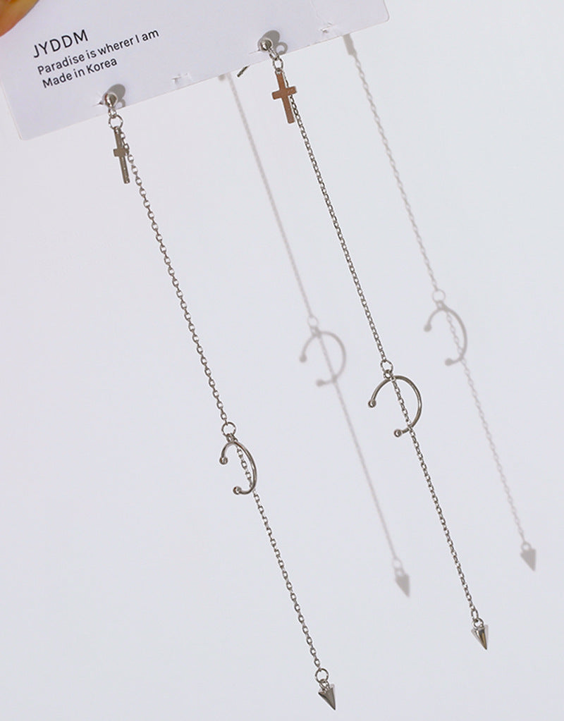 Single cross earring Pi-Mart