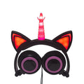 Luxury New Popular Esonstyle Kids Headphones Over Ear with LED Glowing Cat Ears,Safe Wired Kids Headsets 85dB Volume Limited, Food Grade Silicone, 3.5mm Aux Jack, Cat-Inspired Purple Headphones for Girls and Kids - SJB-DIAMOND ELITES