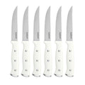 Cuisinart White Triple Rivet Steak Knife Set | 6-Piece
