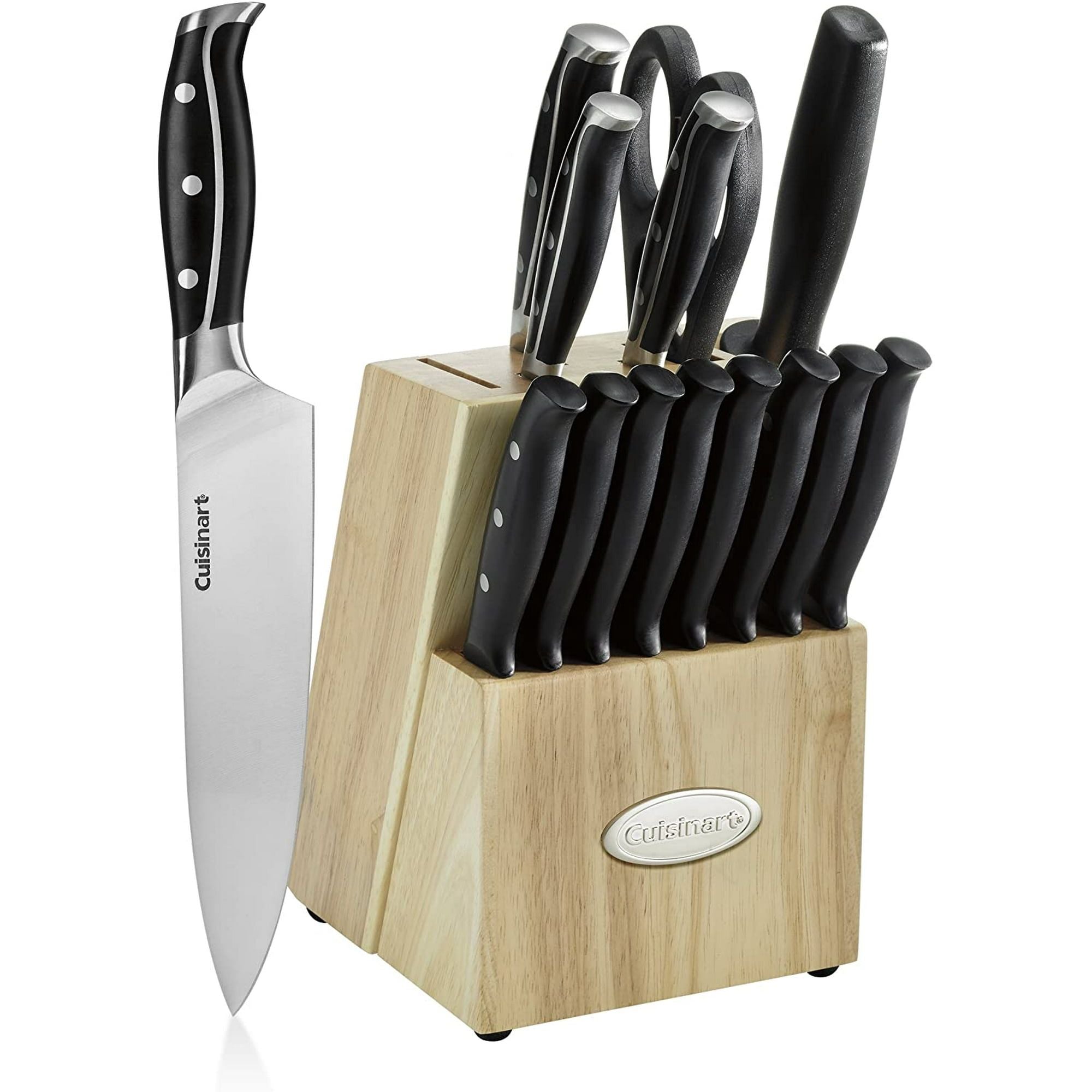Cuisinart C77TRN-15P Nitrogen Collection 15-Piece Knife Block Set, Black EasyOptionXY LLC