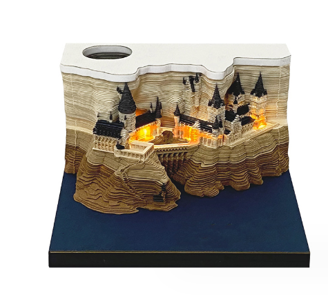Tree House Paper Carving Notepad Creative Weekly Calendar Earth Calendar